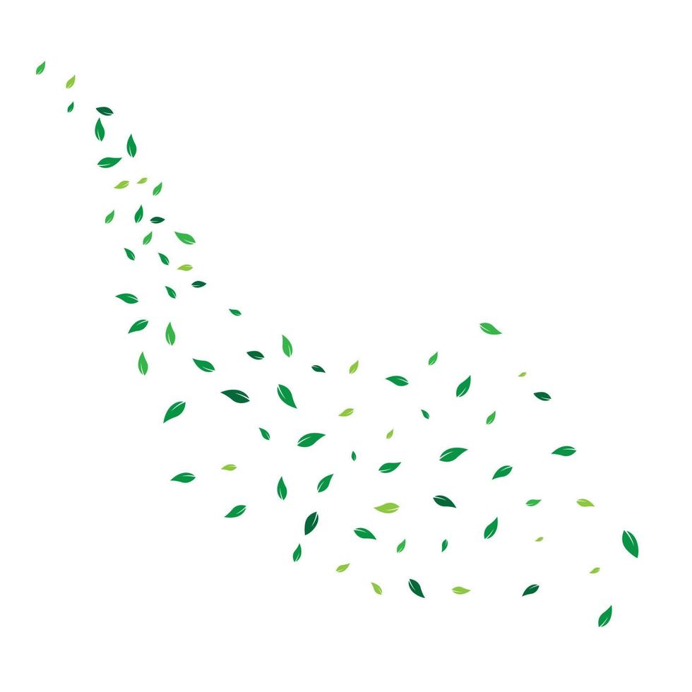 fying leaves background vector
