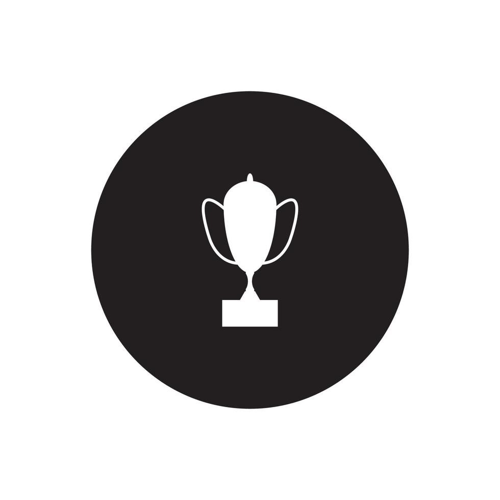 Trophy cup vector icon