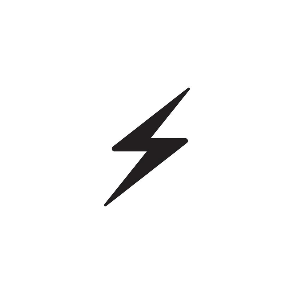 power lighting electric icon logo vector