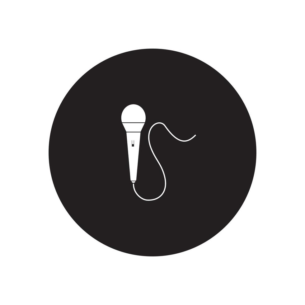 microphone icon vector