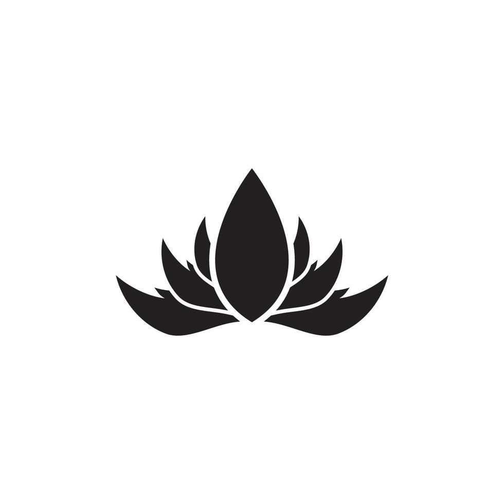 Beauty Vector lotus flowers design logo Template icon