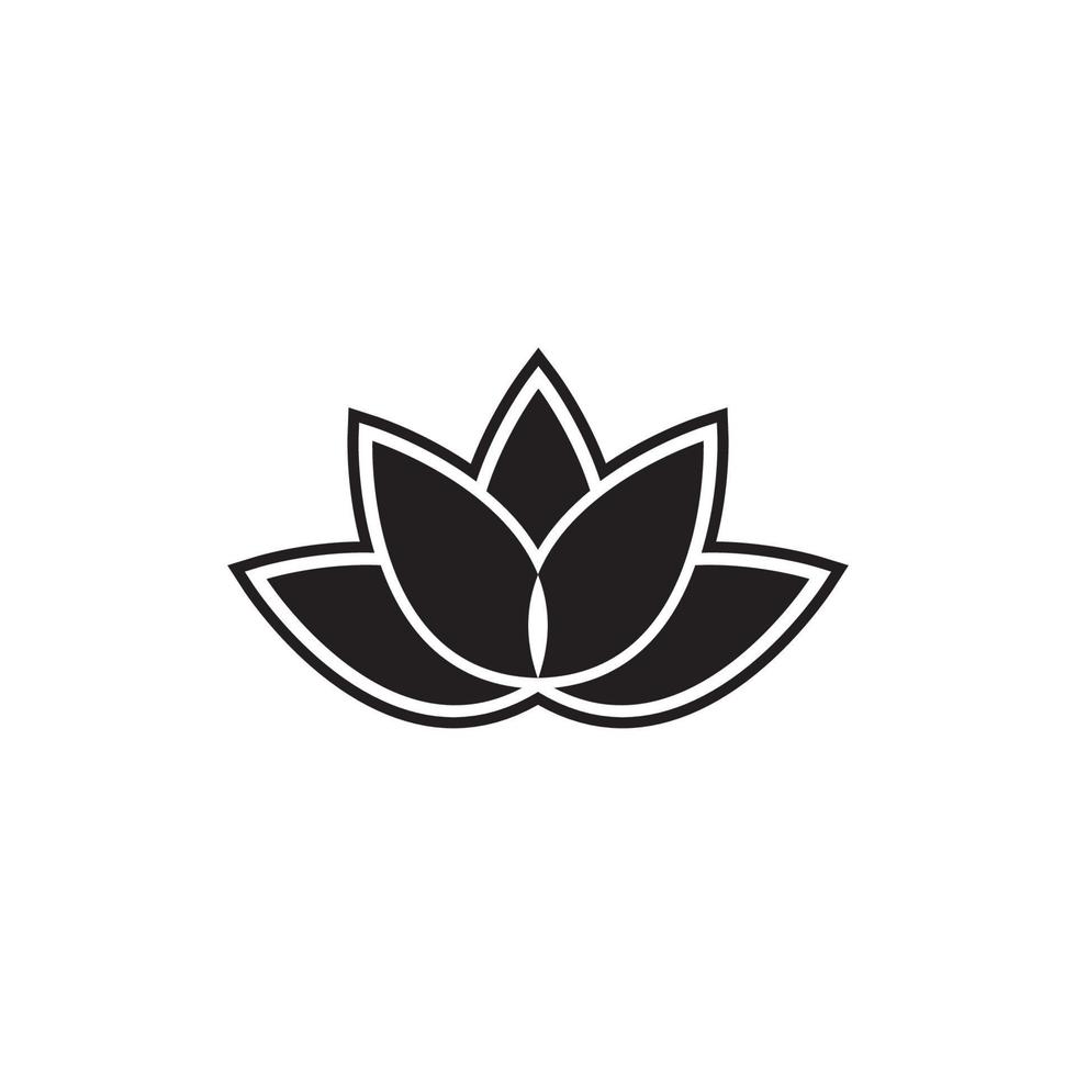 Beauty Vector lotus flowers design logo Template icon