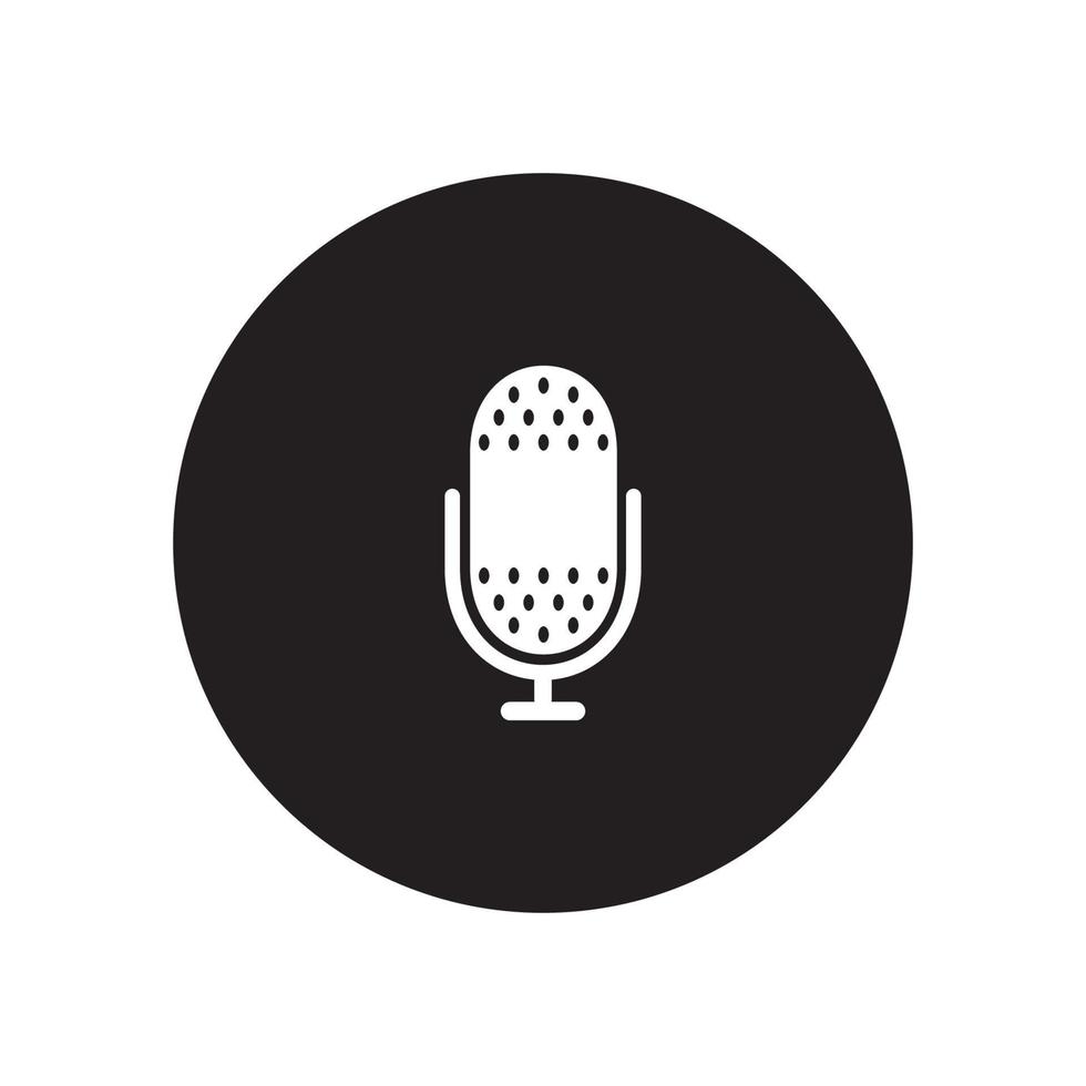 microphone icon vector