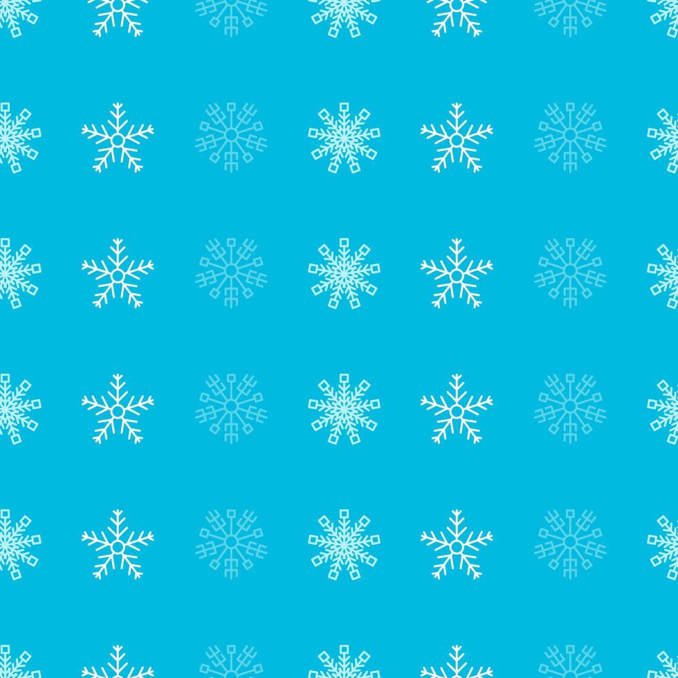 Seamless background with snowflakes. Christmas and New Year decoration elements. Vector illustration.