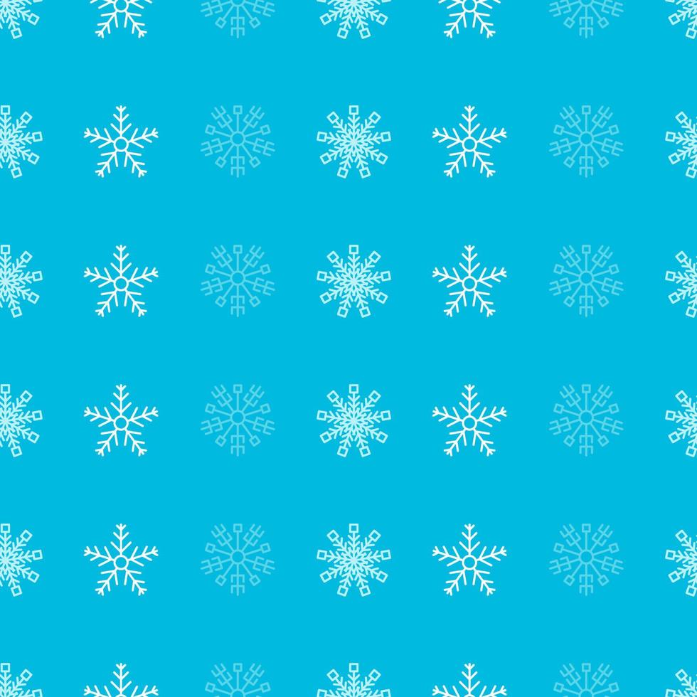 Seamless background with snowflakes. Christmas and New Year decoration elements. Vector illustration.