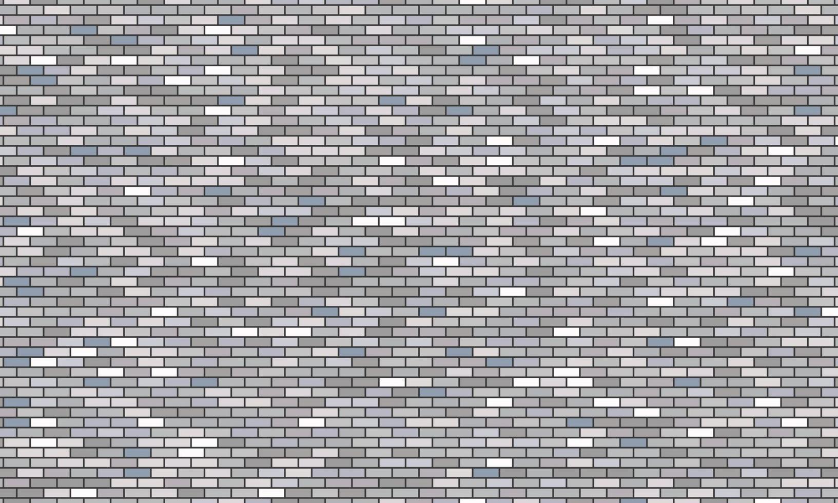 Grey brick wall background. Vector illustration