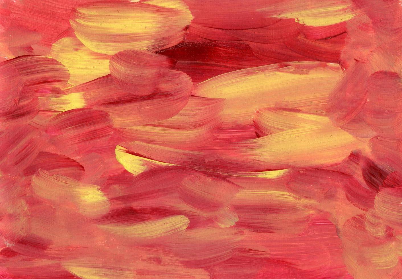 Red acrylic oil painting texture photo