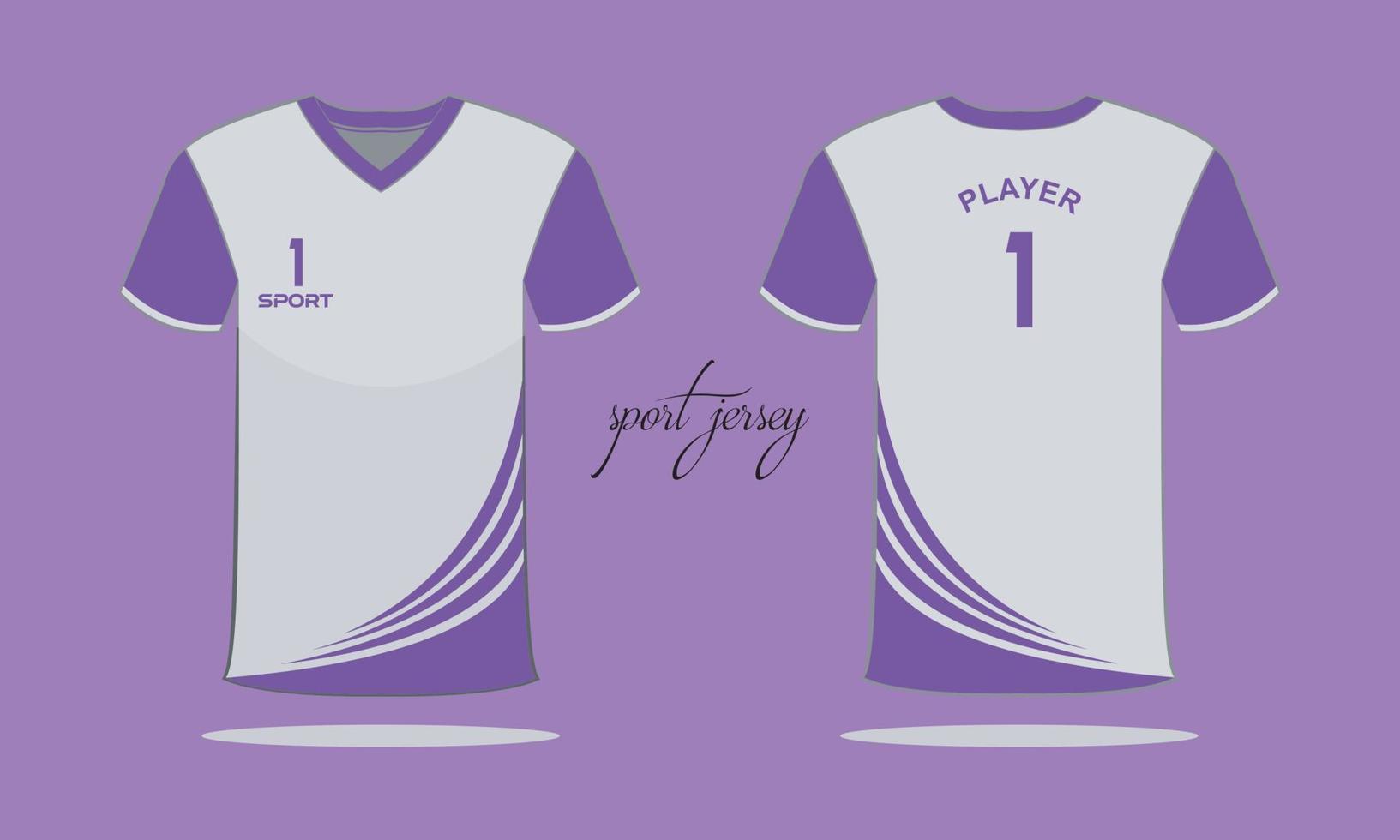 Sports jersey and t-shir vector