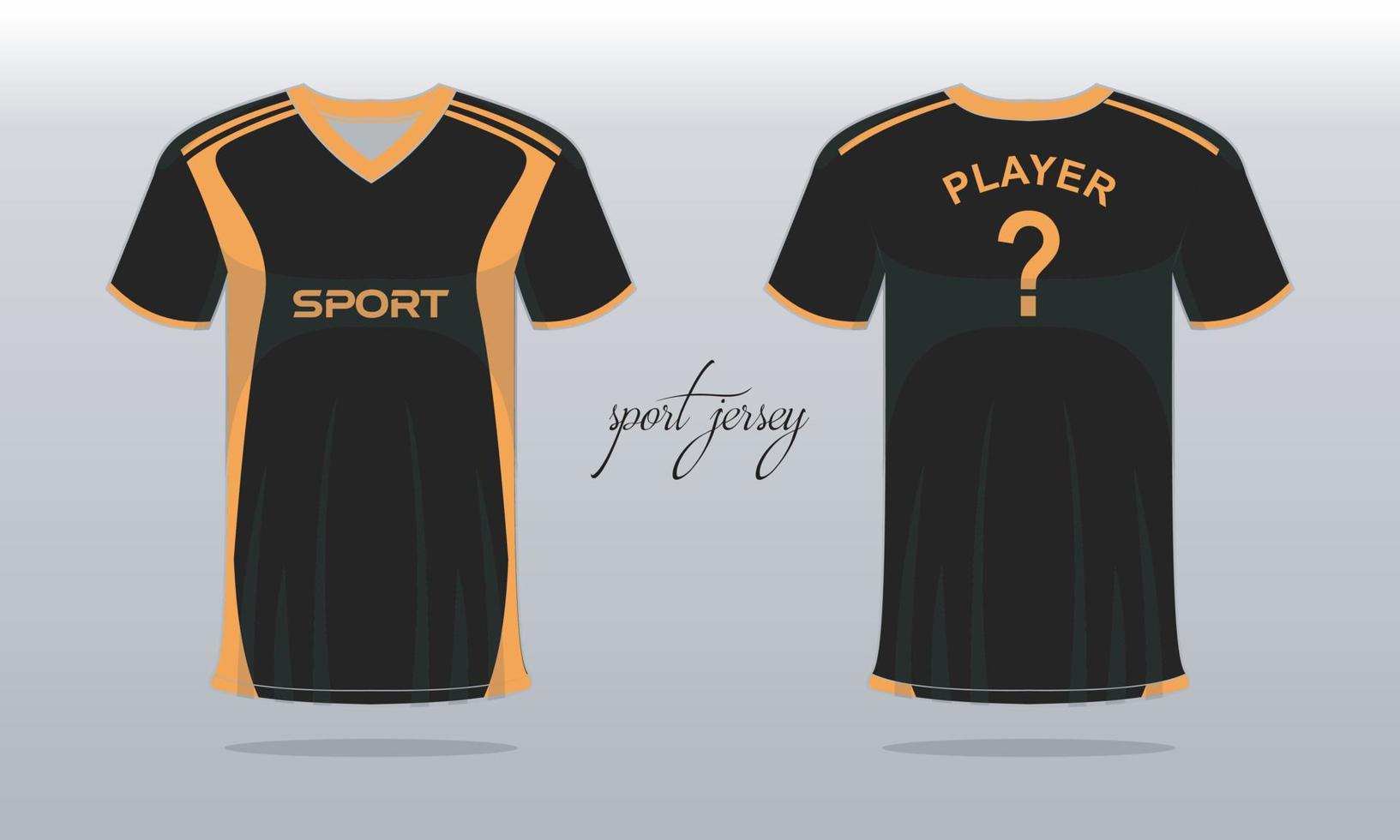 Sports jersey and t-shirt template sports jersey design. Sports design for football  racing  gaming vector