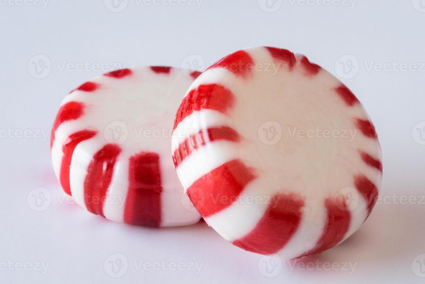 Red and White Peppermint Discs photo