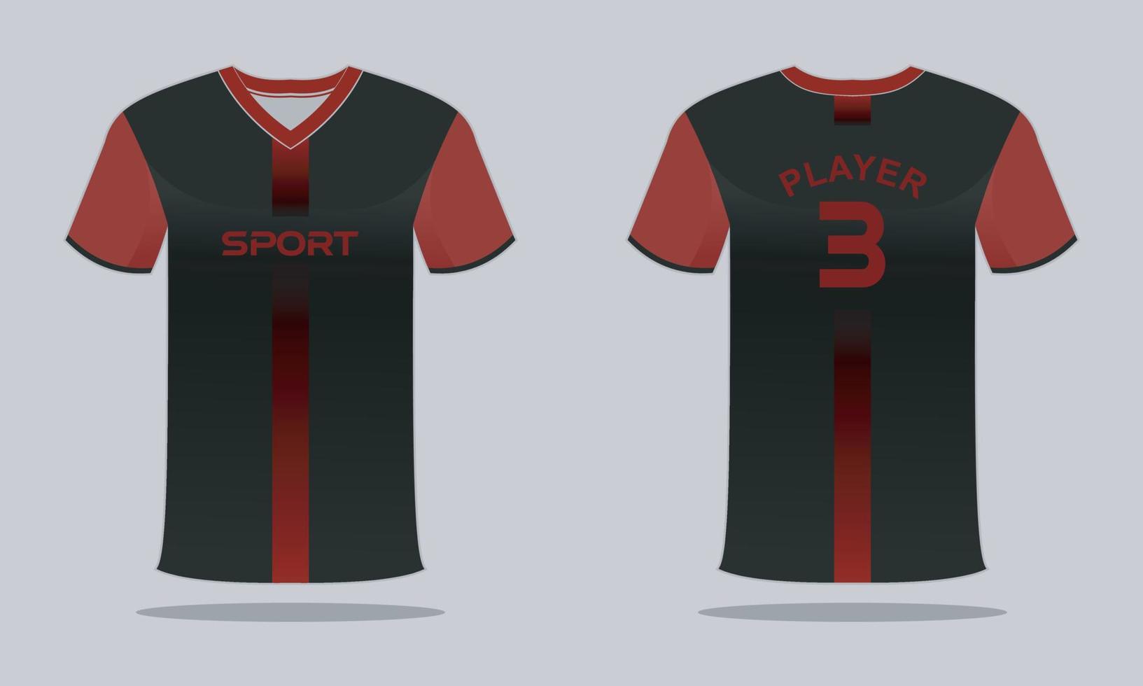 camiseta deportiva y plantilla de camiseta diseño de camiseta deportiva. diseño deportivo para juegos de carreras de fútbol vector