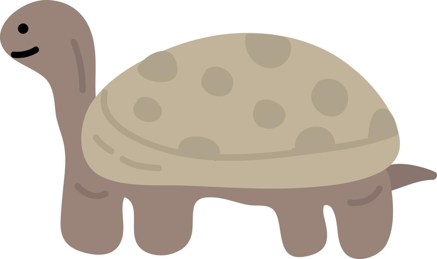 Hand drawn style ocean turtle vector