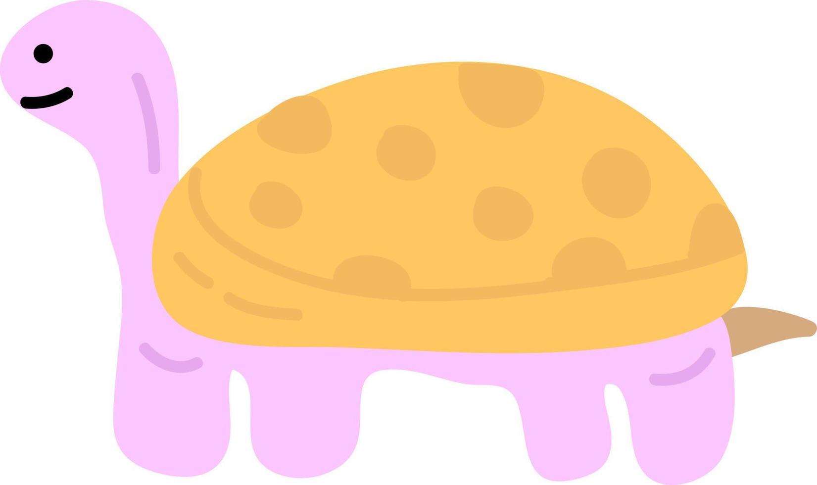 Hand drawn style ocean turtle vector