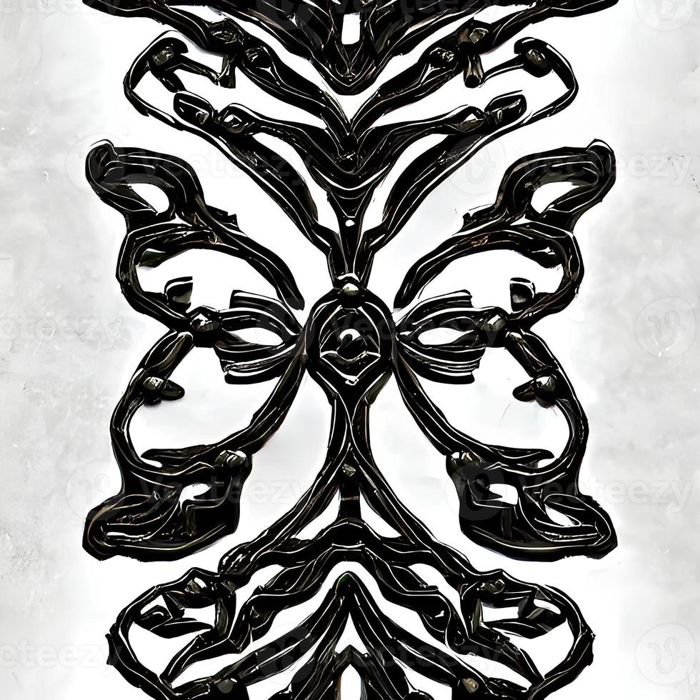 2D floral pattern for illustration photo