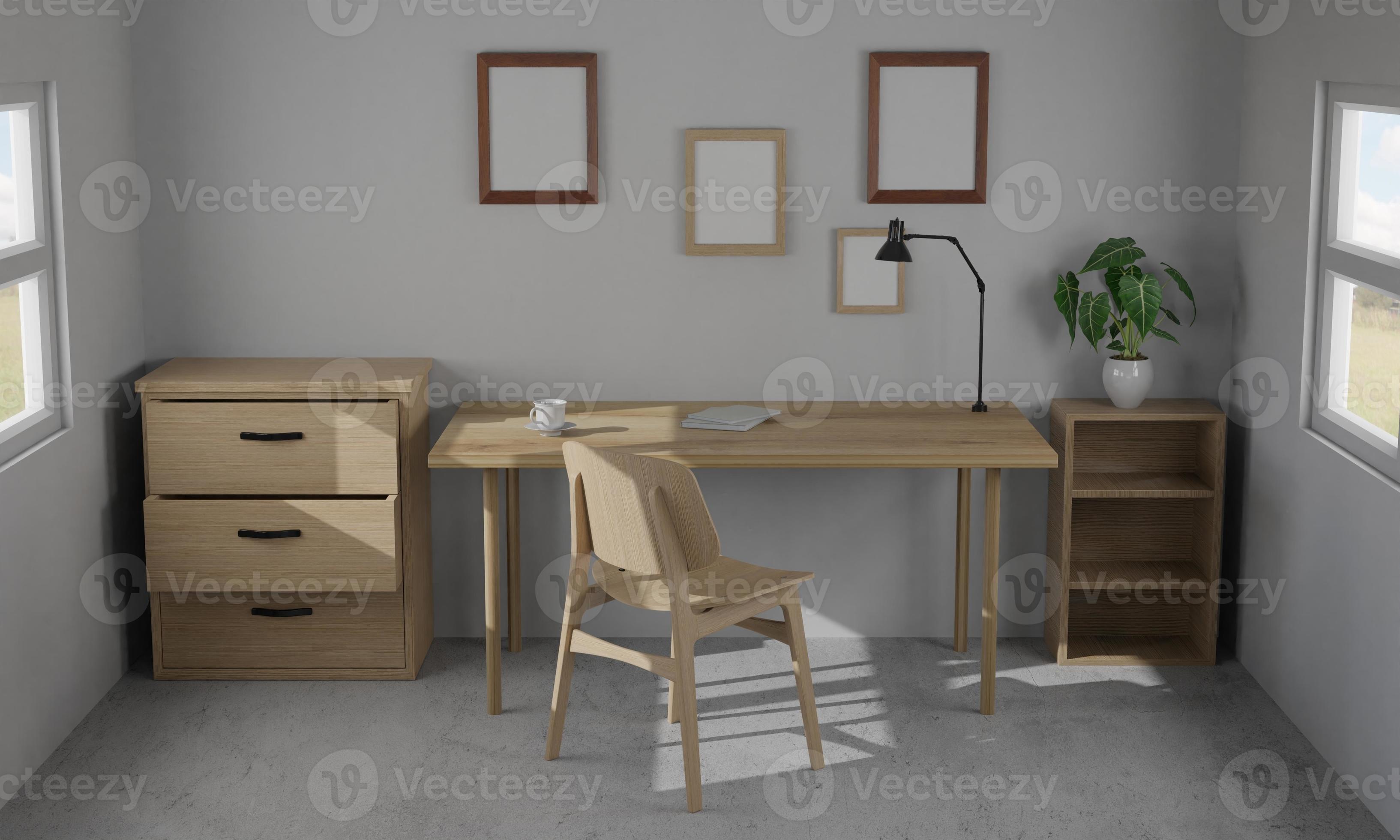3d render interior room. minimal style design. working desk. home interior design. template for website, wallpaper, and mockup. 13943677 Stock Photo at Vecteezy 3d render interior room. minimal style design. working desk. home interior design. template for website, wallpaper, and mockup. 13943677 Stock Photo at Vecteezy