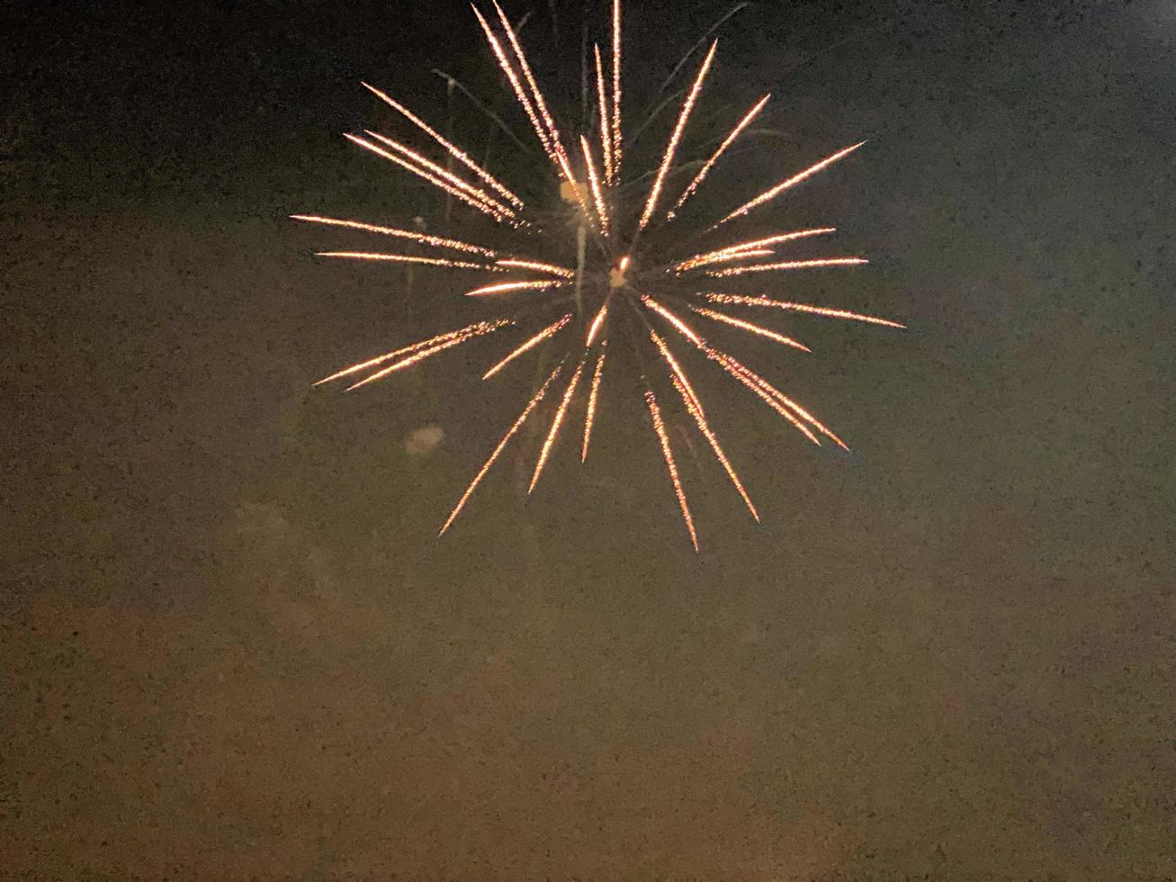 A view of a Fireworks Display at Alderford Lake in Whitchurch photo