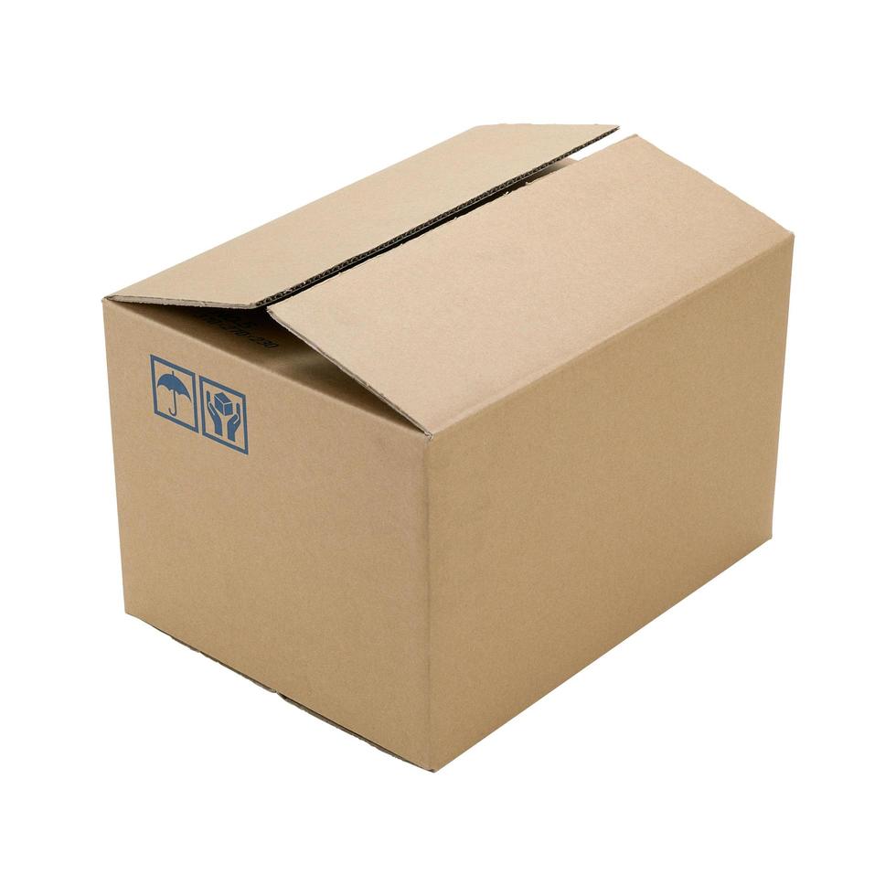 3d carton box or packaging photo