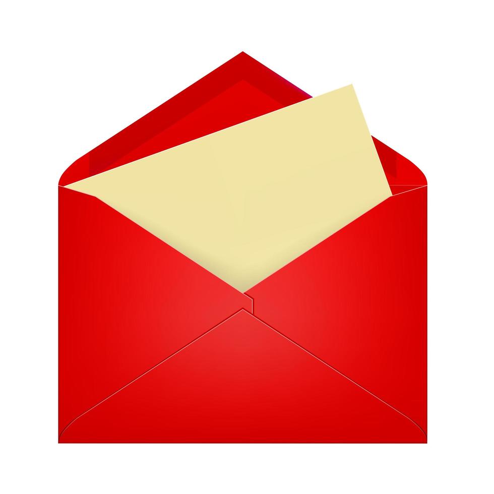 red envelope opened 13946050 Stock Photo at Vecteezy