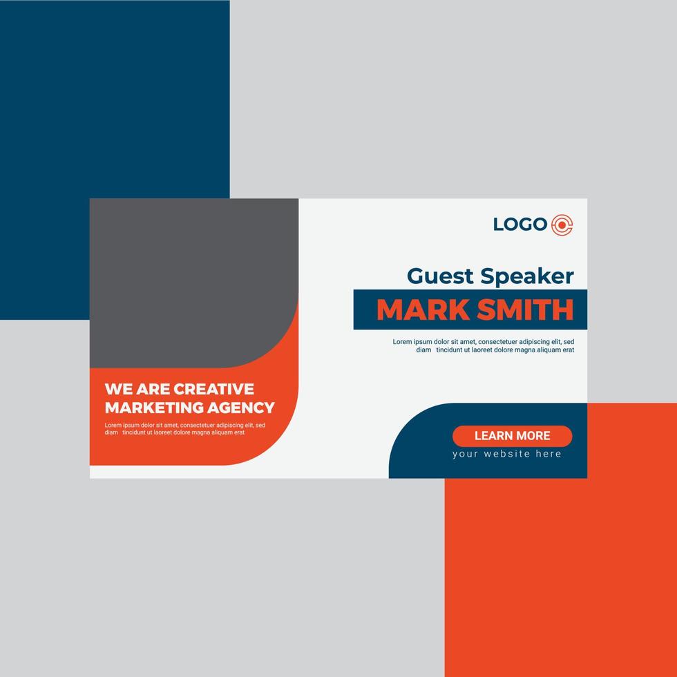Social Media Banner Template vector