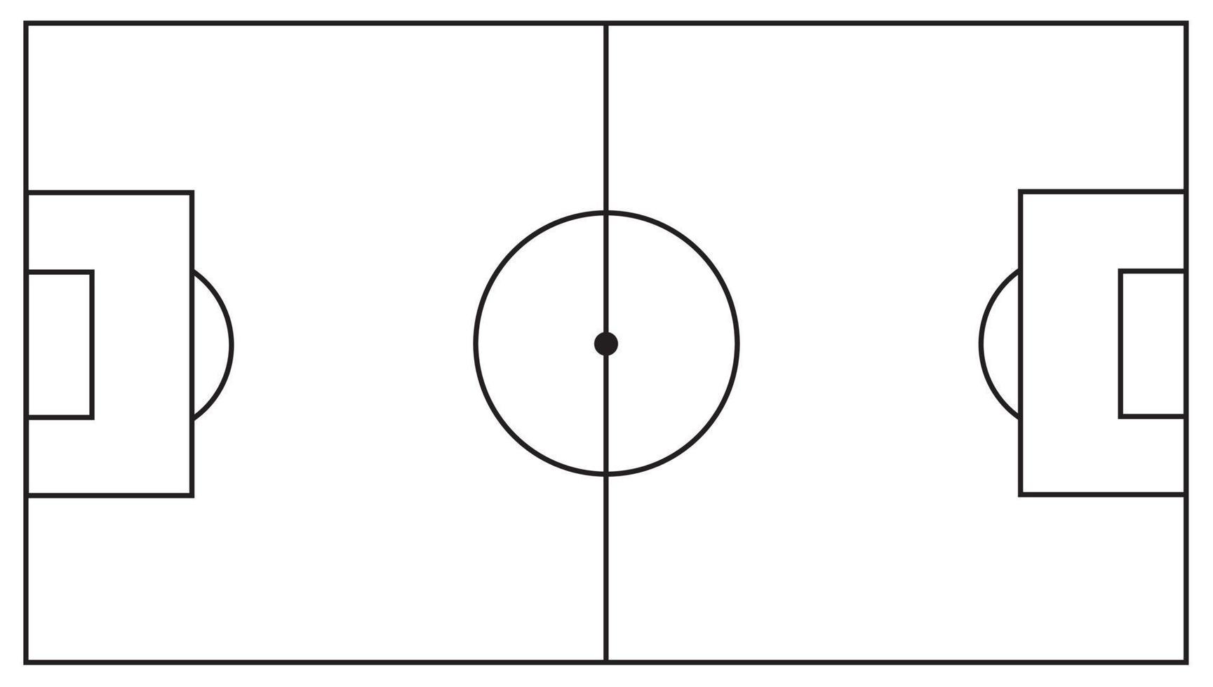 Football pitch vector design.