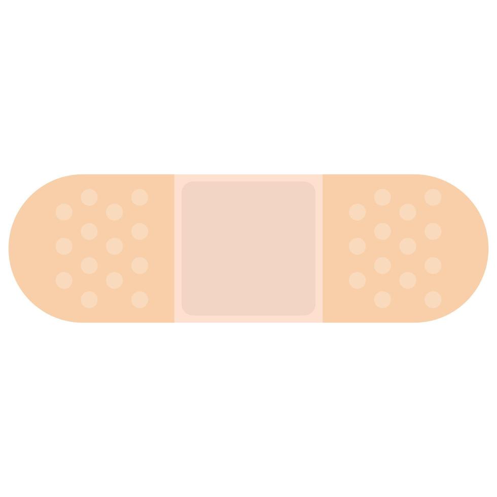 Medical plaster. Flat vector illustration