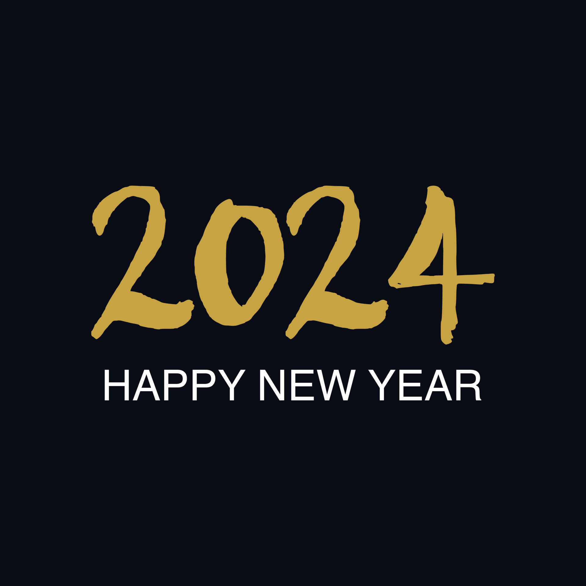 Simple Happy new year 2024 banner 13947287 Vector Art at Vecteezy