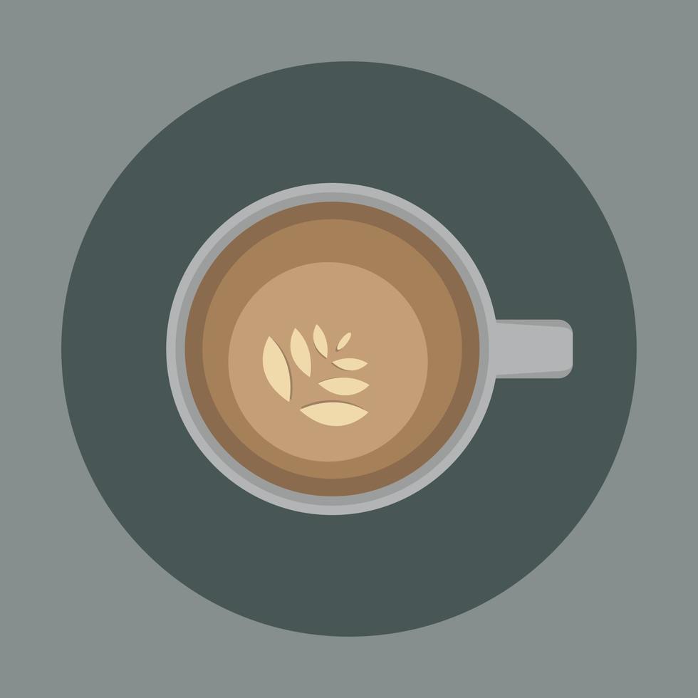 ilustración una taza de café vector