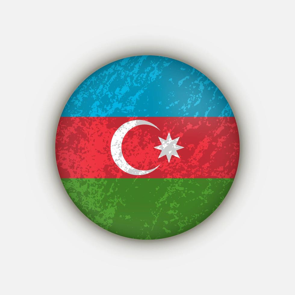 Country Azerbaijan. Azerbaijan flag. Vector illustration.