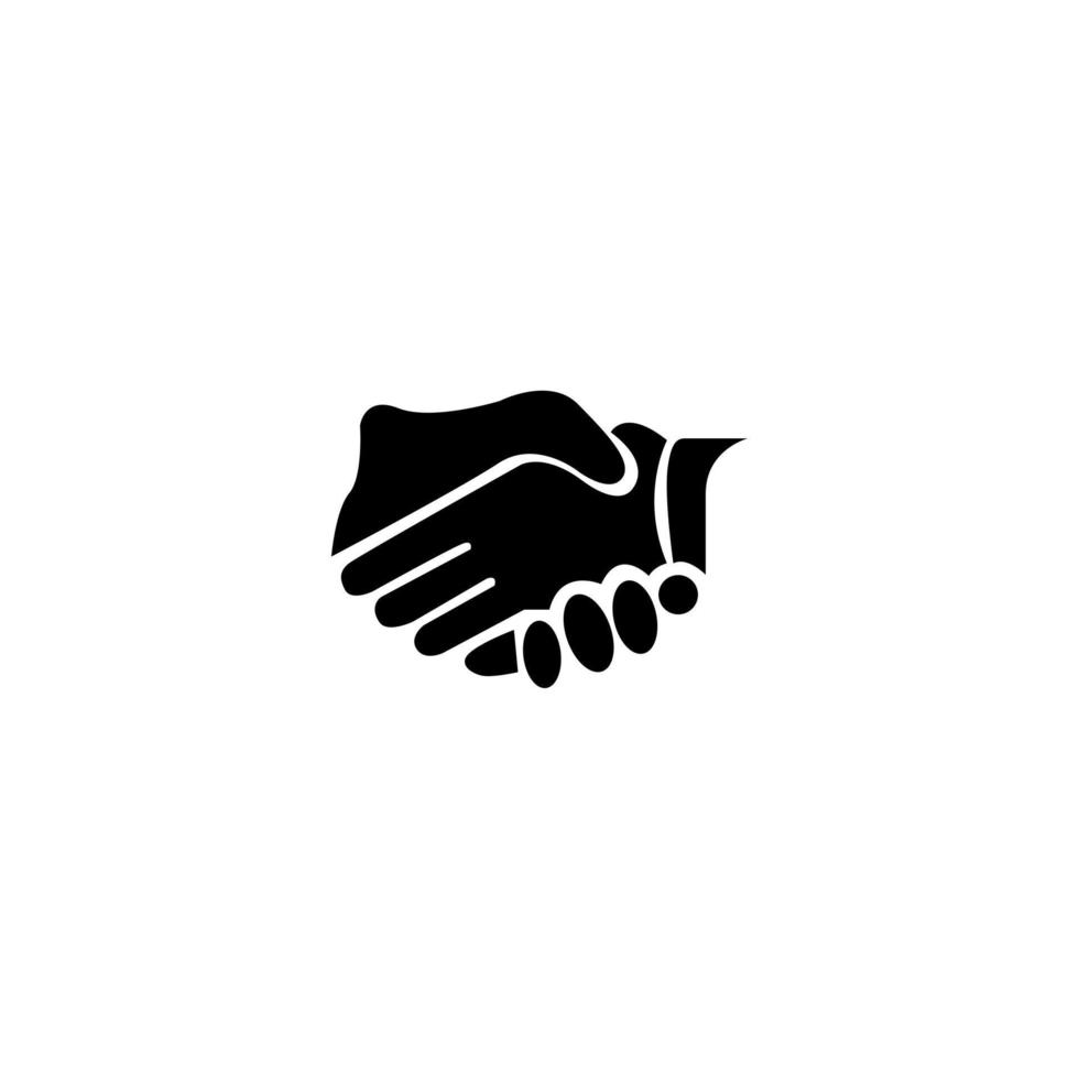 Handshake vector illustration design. EPS 10
