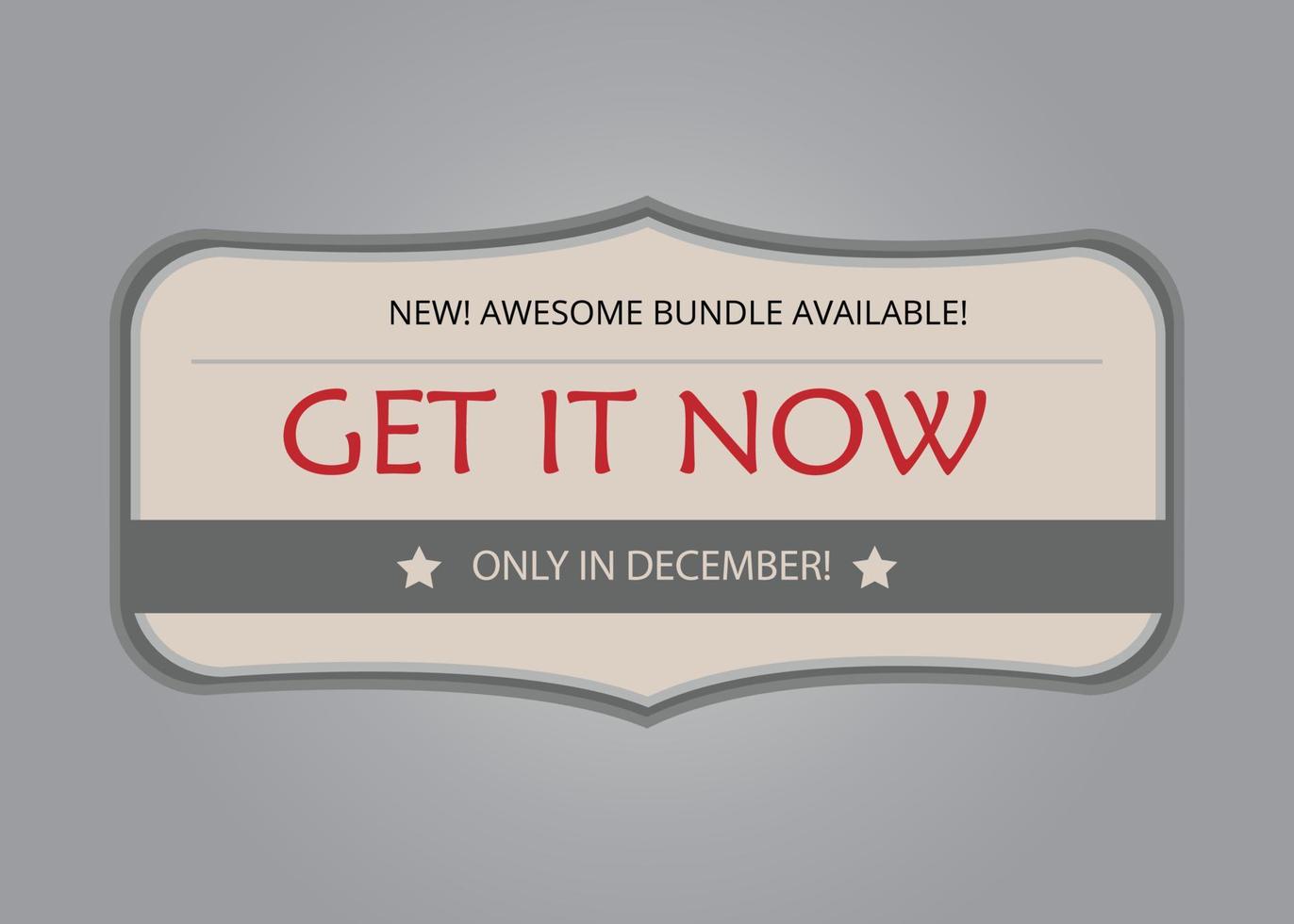 Business label design. Vintage tag, badge design illustration isolated on gray background. vector