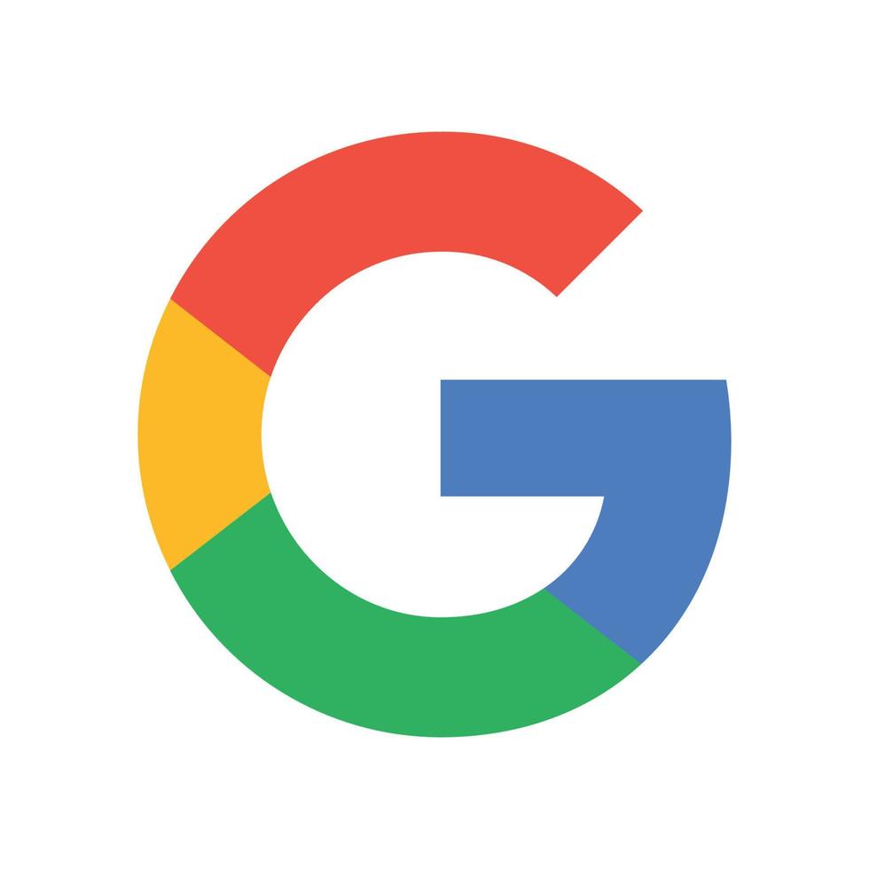 logotipo de google sobre fondo blanco transparente vector