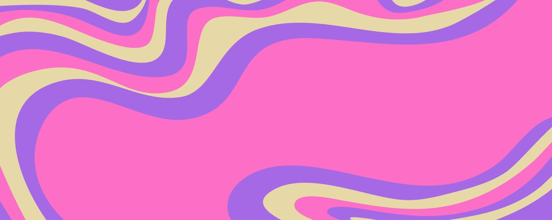 fondo de onda y2k para diseño retro. fondo rosa mármol líquido maravilloso. patrón púrpura y2k en estilo moderno rosa. fondo de pantalla de onda retro psicodélico vector