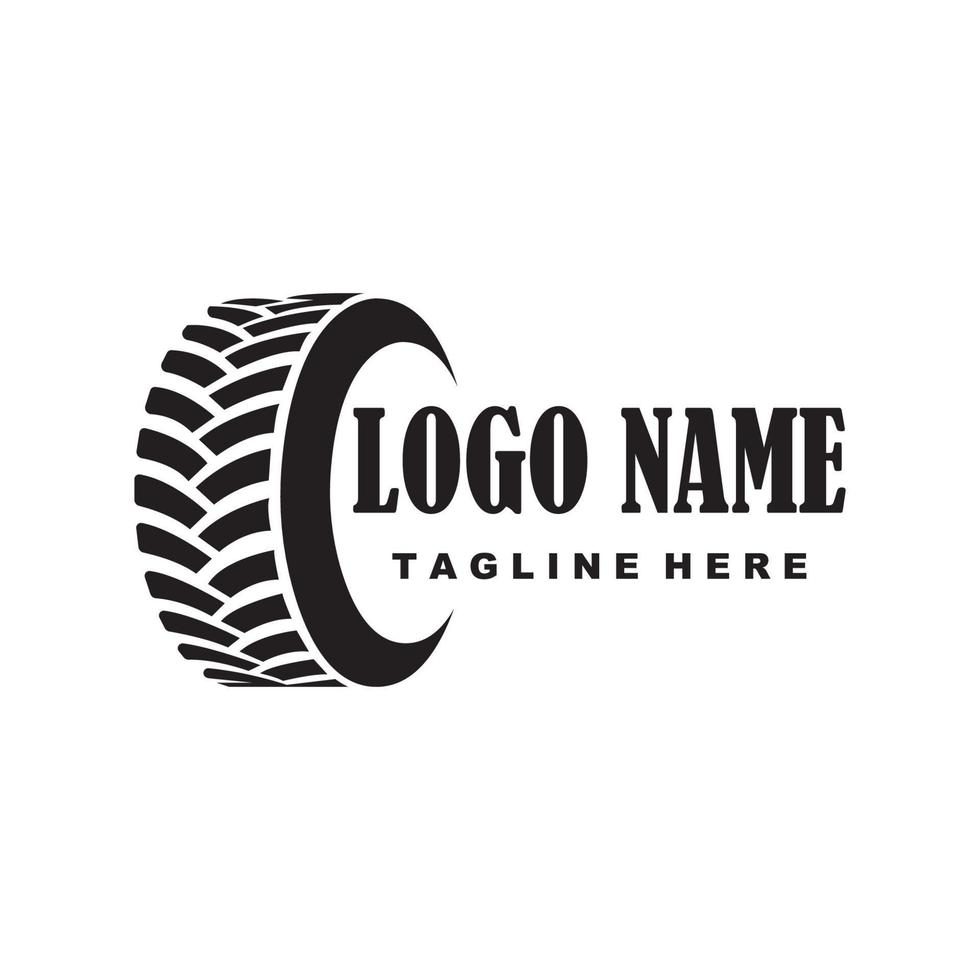 car tires icon logo vector design