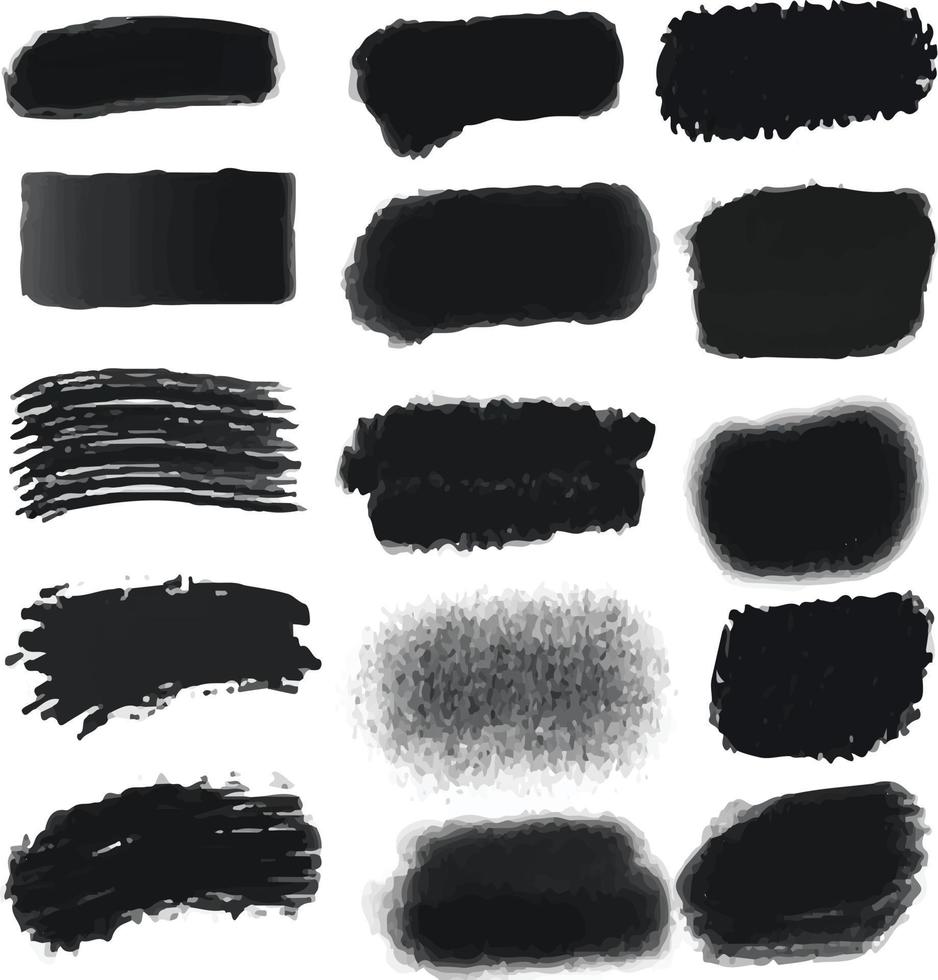 Black textures that have a toothbrush effect. This design is made on a plank background vector