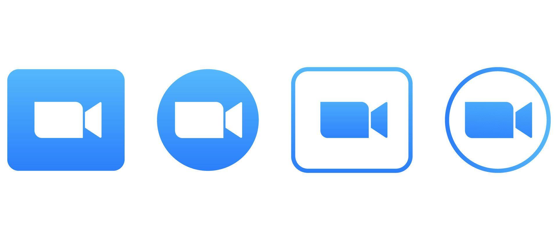 Zoom camera icons 13949183 Vector Art at Vecteezy