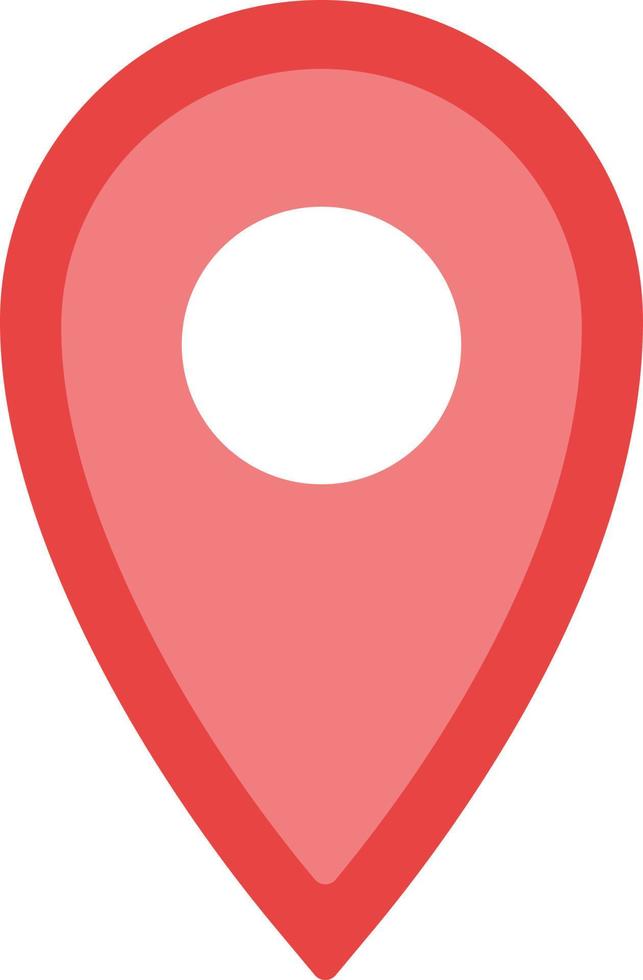 Pin Flat Icon vector