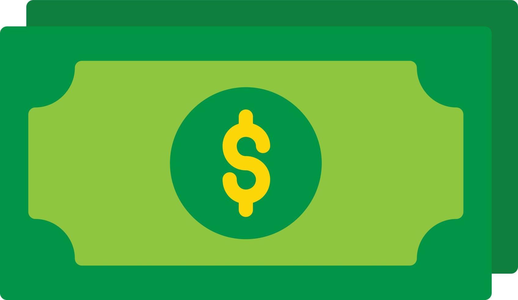 Banknote Flat Icon vector
