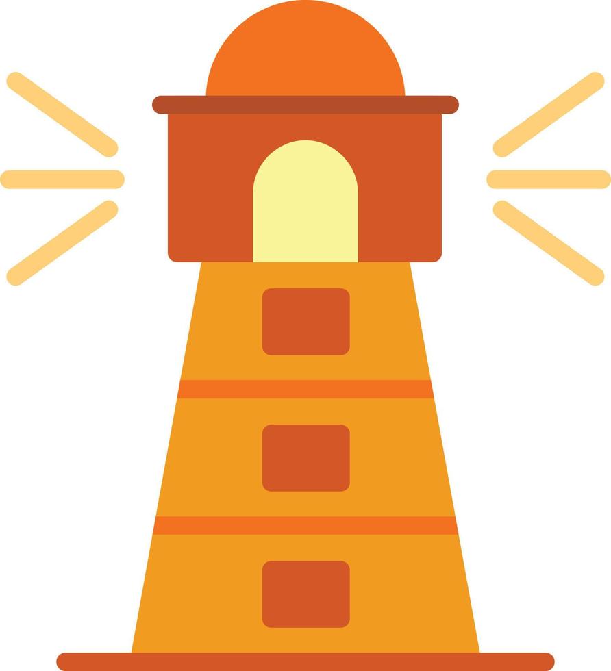 Lighthouse Flat Icon vector