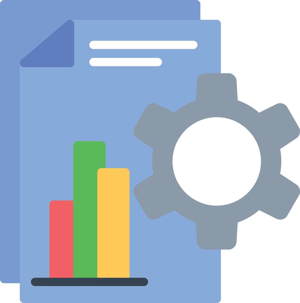 Project Management Flat Icon vector