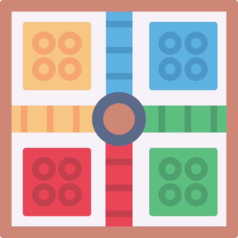 Ludo Flat Icon vector