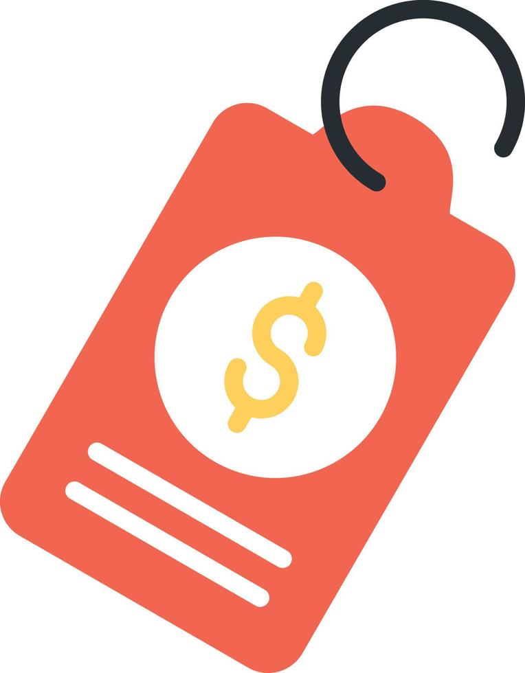 Tag Flat Icon vector