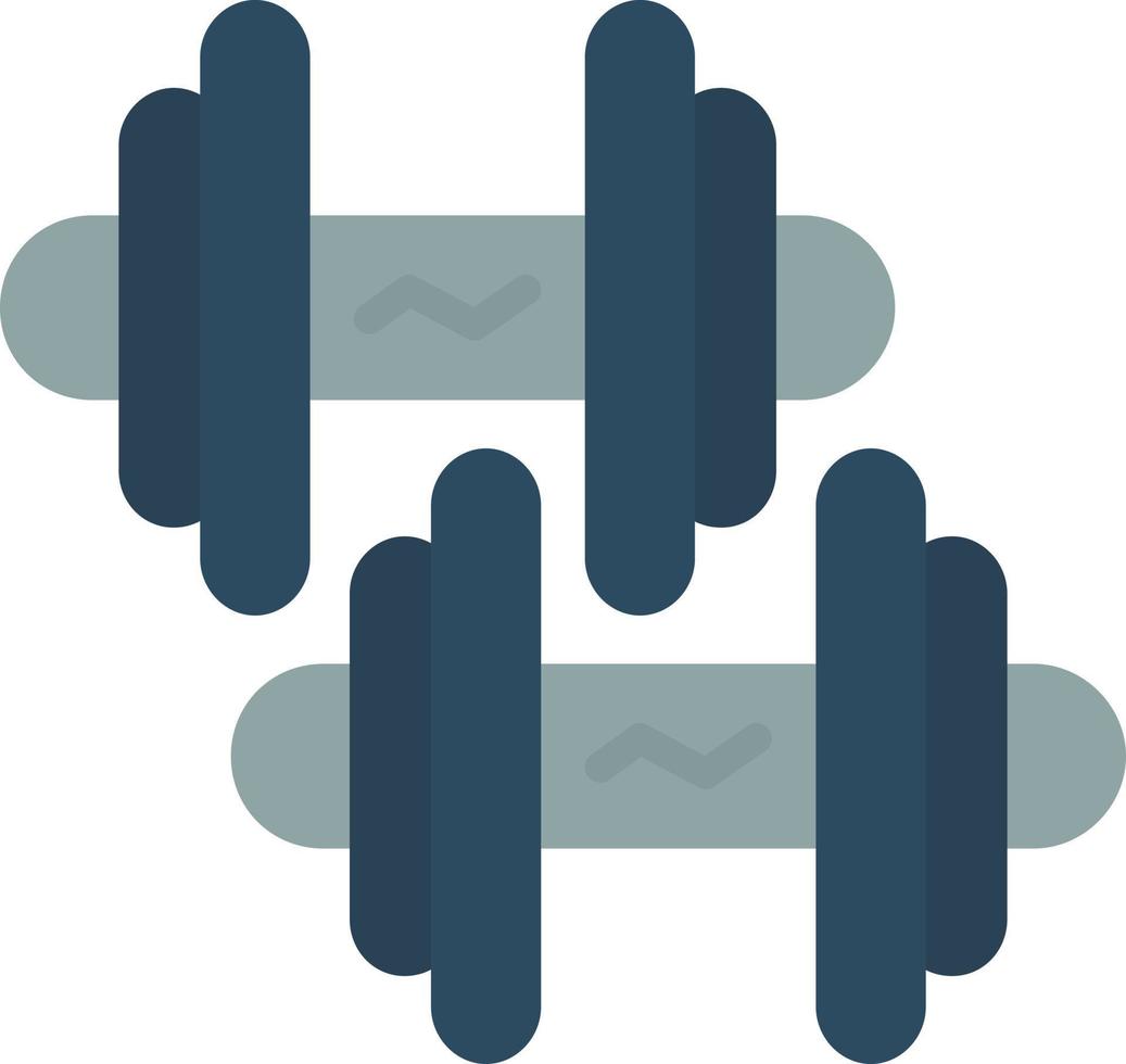 Dumbbell Flat Icon vector