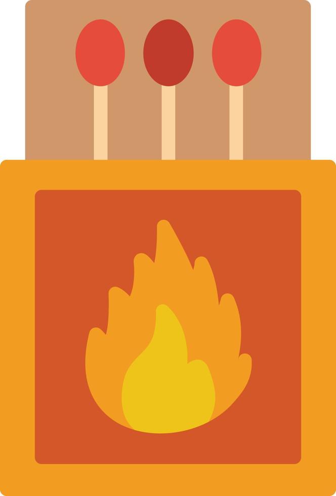 Matches Flat Flat Icon vector