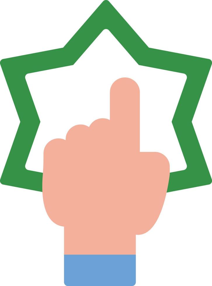 Tauhid Flat Icon vector