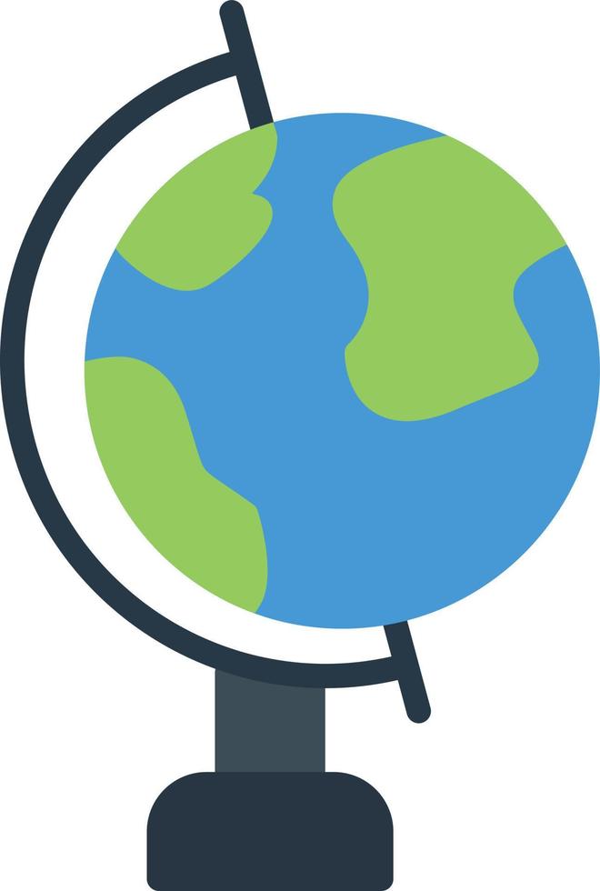 Globe Flat Icon vector