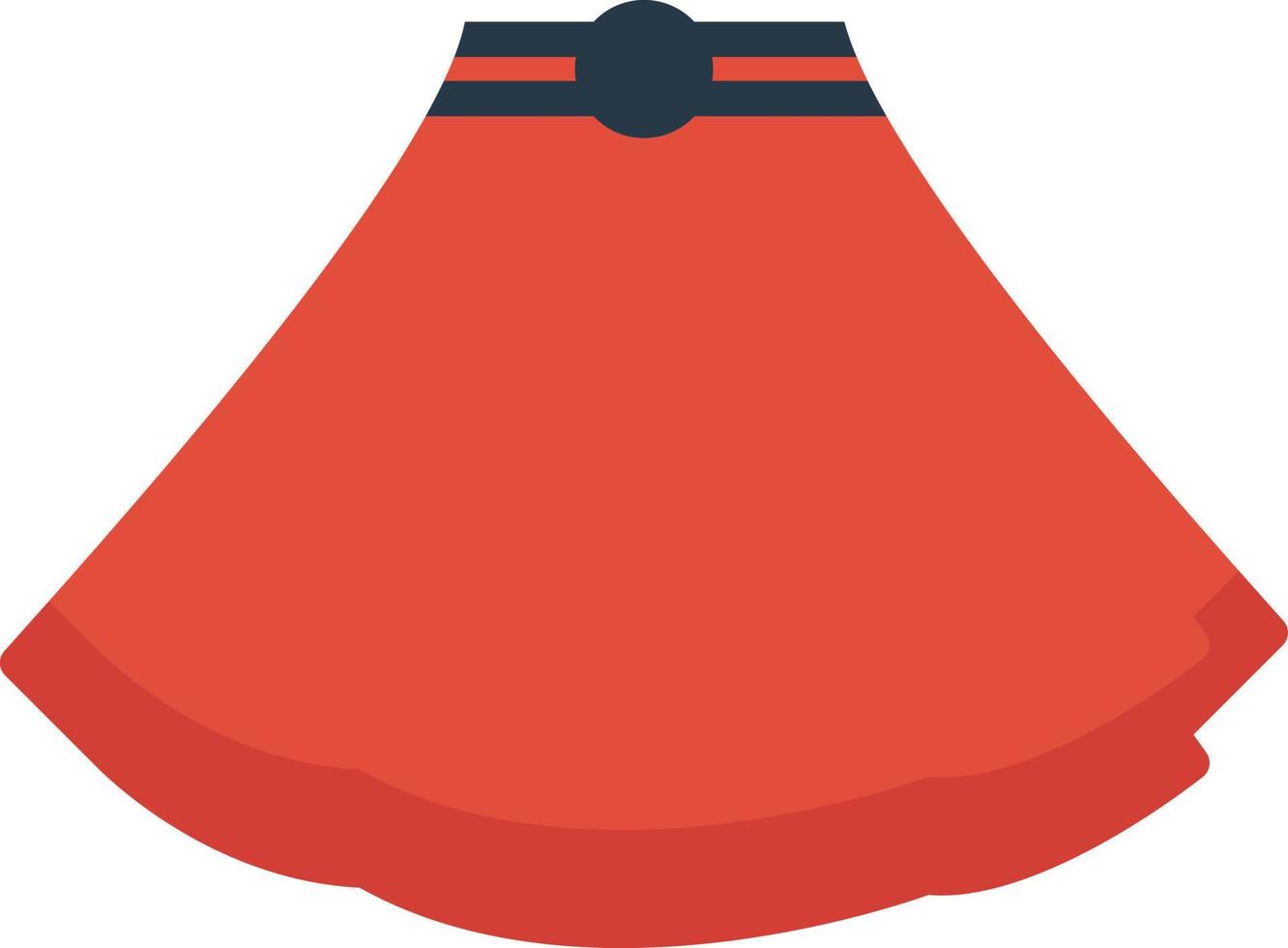 Skirt Flat Icon vector