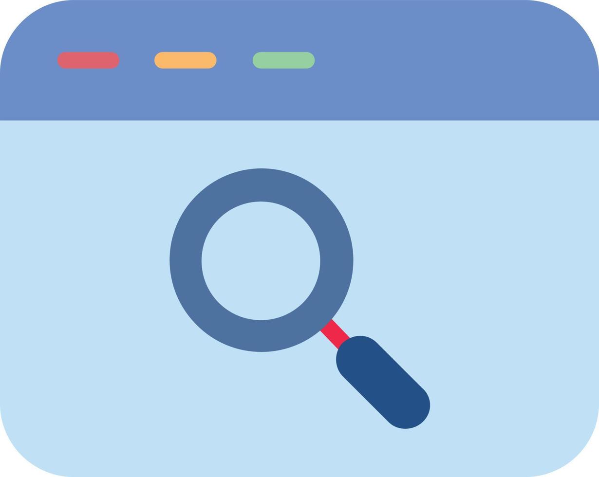 Searching Flat Icon vector