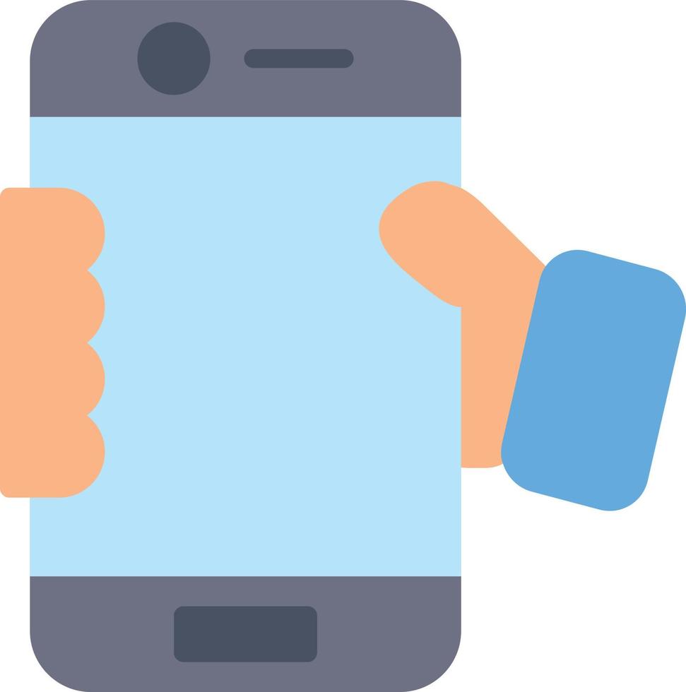 Mobile Phone Flat Icon vector