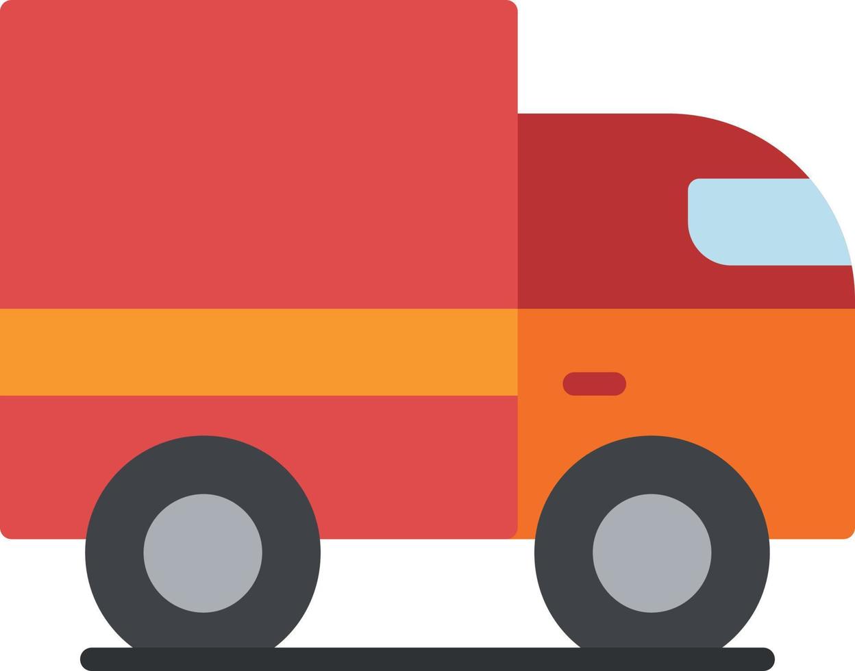 Van Flat Icon vector