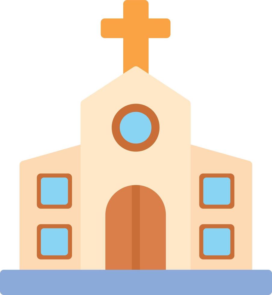 Church Flat Icon vector